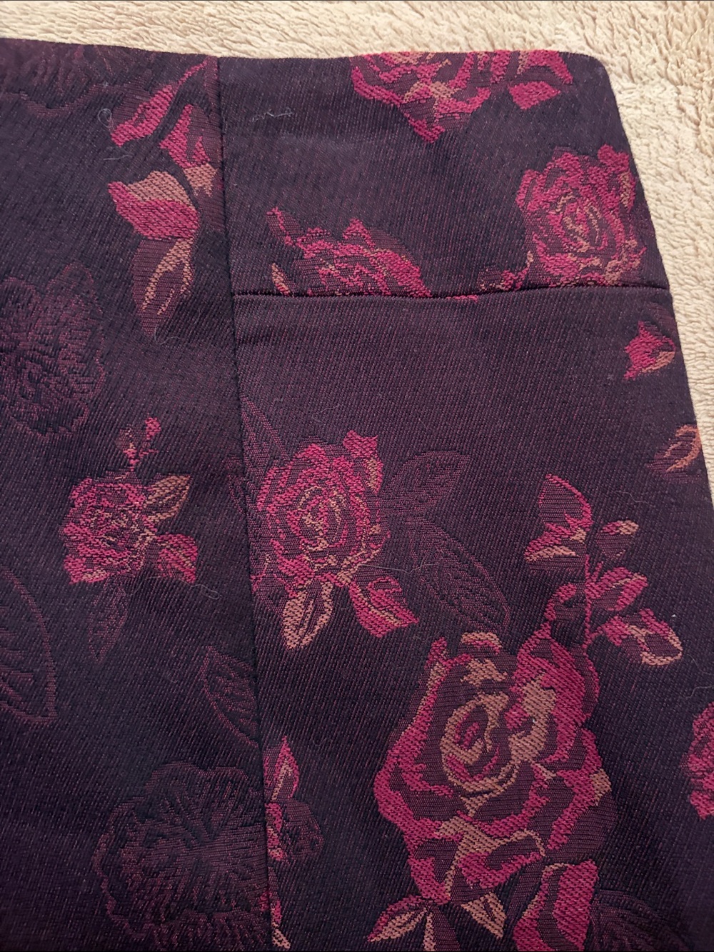 WHBM rose print jacquard skirt suit - Picture 13 of 16